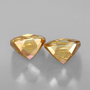 Azotic Topaz Gemstone in 8.1 x 8.1 mm Size for Sale, Azotic Topaz Stone in Top Rainbow Color