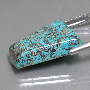 Azurite Gemstone in 20.7 x 16.9 mm Size for Sale, Azurite Stone in Multicolour Blue Color