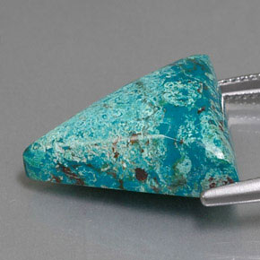 Azurite Gemstone in 20.3 x 17.5 mm Size for Sale, Azurite Stone in Multicolour Blue Color