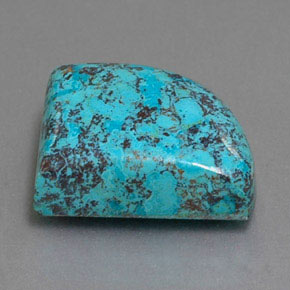 9.02 ct Blue Azurite Stone, Natural Azurite in Fancy Cabochon Shape for Sale