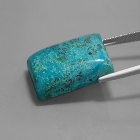 Azurite Gemstone in 25.7 x 19.3 mm Size for Sale, Azurite Stone in Multicolour Blue Color