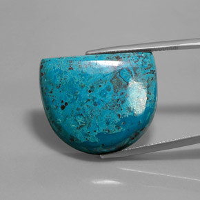 29.51 ct Blue Azurite Gemstone, Azurite Gem in Fancy Cabochon Shape for Sale.