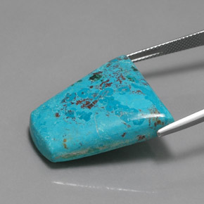 Azurite Gemstone in 27 x 24.3 mm Size for Sale, Azurite Stone in Multicolour Blue Color