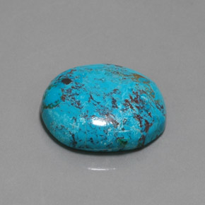 19.59 ct Blue Azurite Stone, Natural Azurite in Oval Cabochon Shape for Sale