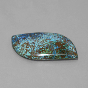 58.51 ct Blue Azurite Stone, Natural Azurite in Fancy Cabochon Shape for Sale