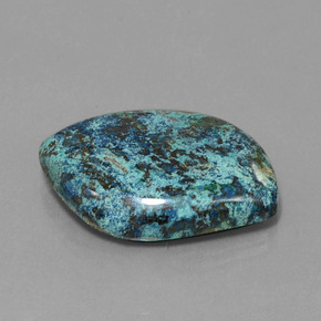 33.56 ct Blue Azurite Stone, Natural Azurite in Fancy Cabochon Shape for Sale