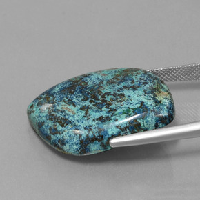 Azurite Gemstone in 30.4 x 21.6 mm Size for Sale, Azurite Stone in Multicolour Blue Color