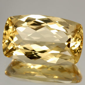 4.83 ct Yellow Beryl Gemstone, Beryl Gem in Barrel Shape for Sale.