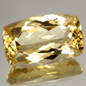 4.83 ct Yellow Beryl Stone, Natural Beryl in Barrel Shape for Sale