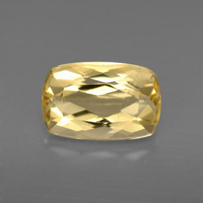 2.20 ct Yellow Beryl Gemstone, Beryl Gem in Cushion-Cut Shape for Sale.