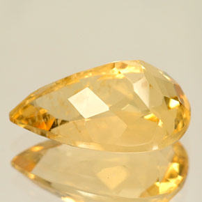 Beryl Gemstone in 14 x 9 mm (calibrated) Size for Sale, Beryl Stone in Yellow Golden Color
