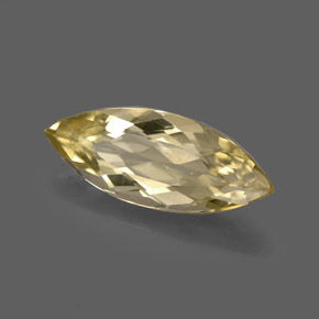 2.95 ct Yellow Beryl Gemstone, Beryl Gem in Marquise Facet Shape for Sale.