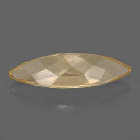 Beryl Gemstone in 17.2 x 6.8 mm Size for Sale, Beryl Stone in Yellow Golden Color