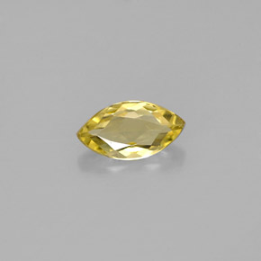 0.51 ct Yellow Beryl Gemstone, Beryl Gem in Marquise Facet Shape for Sale.