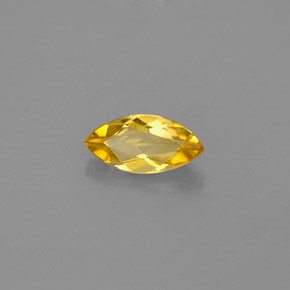 0.48 ct Yellow Beryl Stone, Natural Beryl in Marquise Facet Shape for Sale