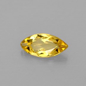 0.47 ct Yellow Beryl Stone, Natural Beryl in Marquise Facet Shape for Sale