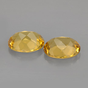 Beryl Gemstone in 9 x 7 mm (calibrated) Size for Sale, Beryl Stone in Yellow Golden Color