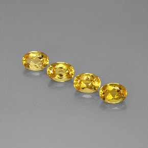 3.31 ct Yellow Beryl Gemstone, Beryl Gem in Oval Facet Shape for Sale.