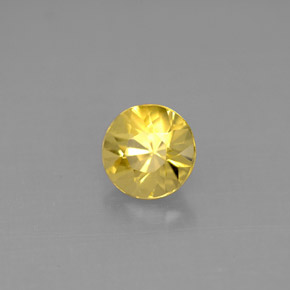 0.73 ct Yellow Beryl Stone, Natural Beryl in Diamond-Cut Shape for Sale