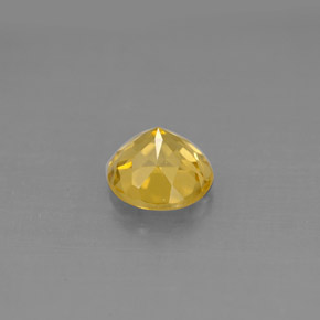 Beryl Gemstone in 6.5 mm (calibrated) Size for Sale, Beryl Stone in Yellow Golden Color