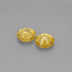 Beryl Gemstone in 5.6 mm Size for Sale, Beryl Stone in Yellow Golden Color