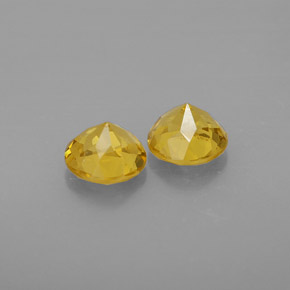 Beryl Gemstone in 6.5 mm (calibrated) Size for Sale, Beryl Stone in Yellow Golden Color