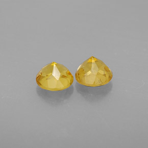 Beryl Gemstone in 5.5 mm Size for Sale, Beryl Stone in Yellow Golden Color