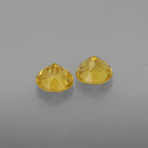 Beryl Gemstone in 5.5 mm Size for Sale, Beryl Stone in Yellow Golden Color