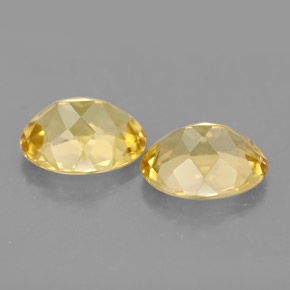 Beryl Gemstone in 9 x 7 mm (calibrated) Size for Sale, Beryl Stone in Yellow Golden Color