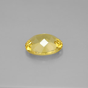 Beryl Gemstone in 9 x 7 mm (calibrated) Size for Sale, Beryl Stone in Yellow Golden Color