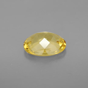 Beryl Gemstone in 9 x 7 mm (calibrated) Size for Sale, Beryl Stone in Yellow Golden Color