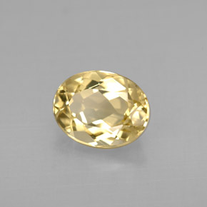 1.94 ct Yellow Beryl Stone, Natural Beryl in Oval Facet Shape for Sale