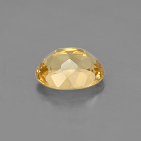 Beryl Gemstone in 9 x 7 mm (calibrated) Size for Sale, Beryl Stone in Yellow Golden Color