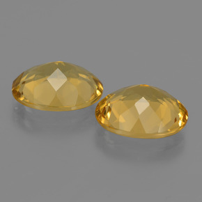 Beryl Gemstone in 11 x 9 mm (calibrated) Size for Sale, Beryl Stone in Yellow Golden Color