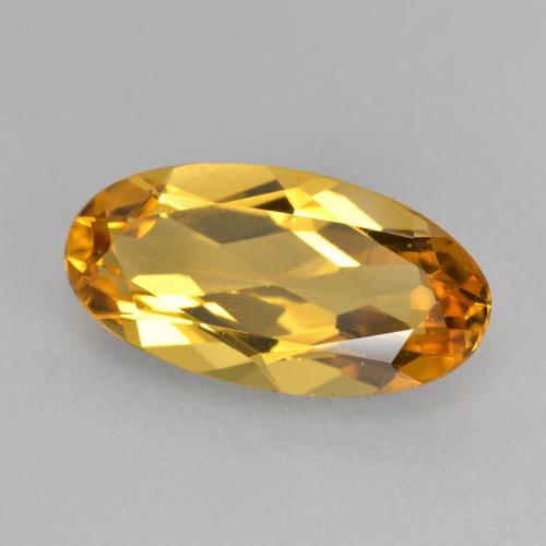 3.10 ct Golden Beryl Stone, Natural Beryl in Oval Facet Shape for Sale