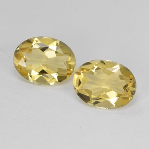 Pale Yellow Beryl Gem - 1.6ct Oval Facet (ID: 574617)