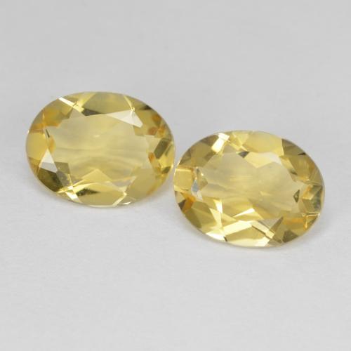 Amarillo medio Berilo Gema - 1.6ct Forma ovalada (ID: 574618)