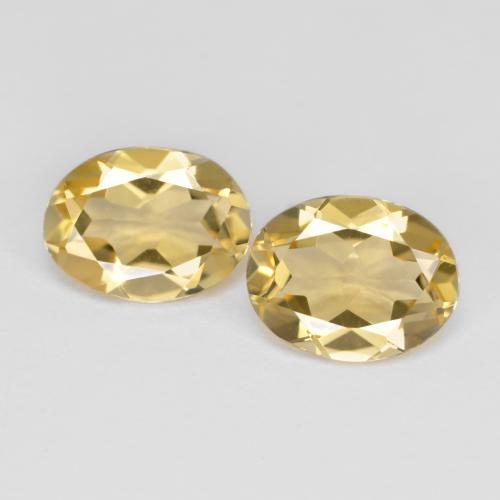 Dijon Yellow Beryl Gem - 1.7ct Oval Facet (ID: 574760)