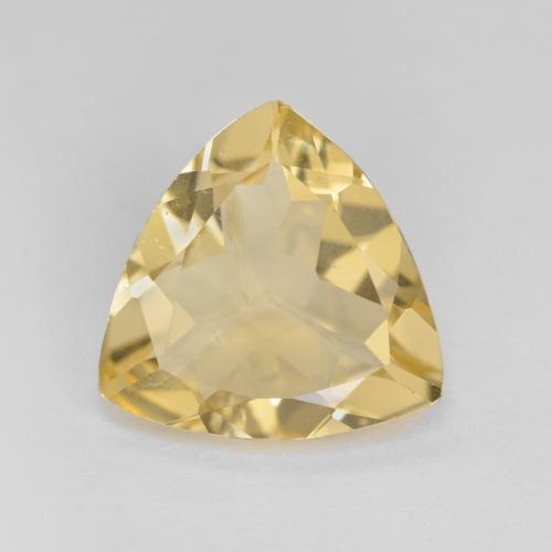 Dijon Yellow Beryl Gem - 3.2ct Trillion Facet (ID: 575411)