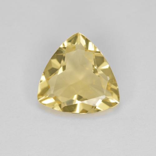 hellgelb Beryll Edelstein - 2.6ct Trillantschliff (ID: 575431)