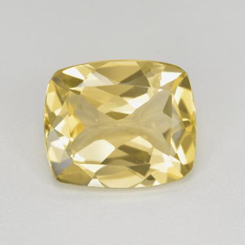 Gelblich Gold Beryll Edelstein - 4.3ct Kissenschliff (ID: 576162)