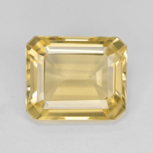 Amarillo claro Berilo Gema - 5ct Corte octagonal (ID: 576284)