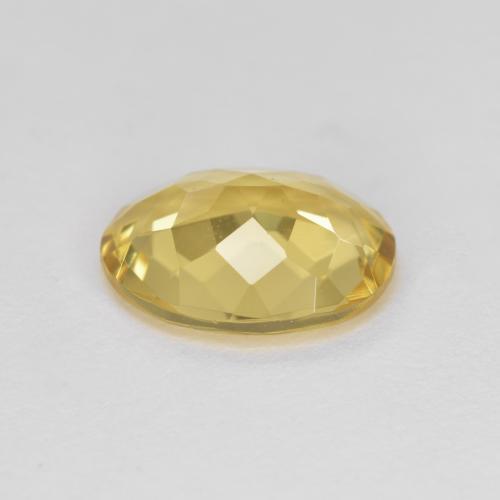 Beryl Gemstone in 10 x 8 mm (calibrated) Size for Sale, Beryl Stone in Pale Yellow Color