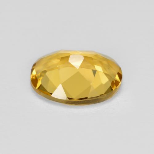 Beryl Gemstone in 9 x 7 mm (calibrated) Size for Sale, Beryl Stone in Honey Yellow Color