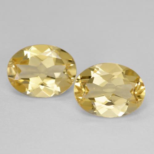 Medium Yellow Beryl Gem - 1.7ct Oval Facet (ID: 595199)