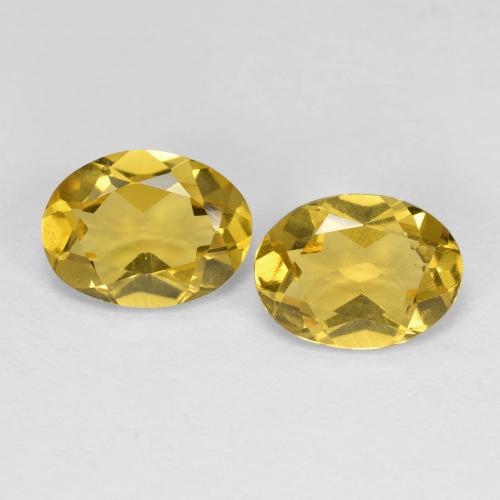 Honey Yellow Beryl Gem - 1.1ct Oval Facet (ID: 625173)