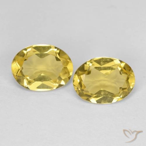 2.32 ct Yellow Beryl, 8.2 x 6.1 mm Oval Cut From Madagascar, Photo A