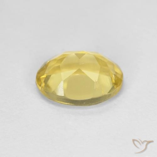 Beryl Gemstone in 8 x 6 mm (calibrated) Size for Sale, Beryl Stone in Tuscany Yellow Color