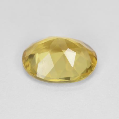 Beryl Gemstone in 10 x 8 mm (calibrated) Size for Sale, Beryl Stone in Dijon Yellow Color