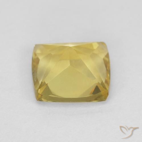 Beryl Gemstone in 6 x 6 mm (calibrated) Size for Sale, Beryl Stone in Earthy Yellow Color